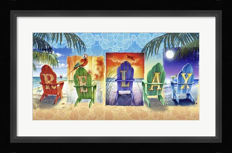Framed Relax Chairs Print