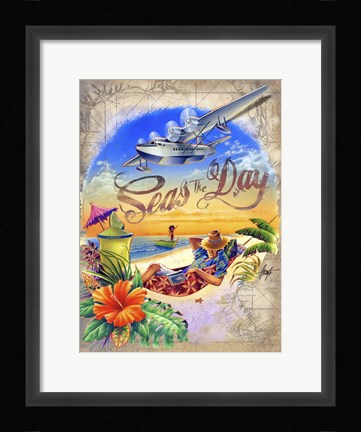 Framed Seas Day Print