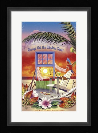 Framed Window Seat Print