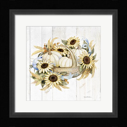 Framed Autumn Elegance IV Gold Print