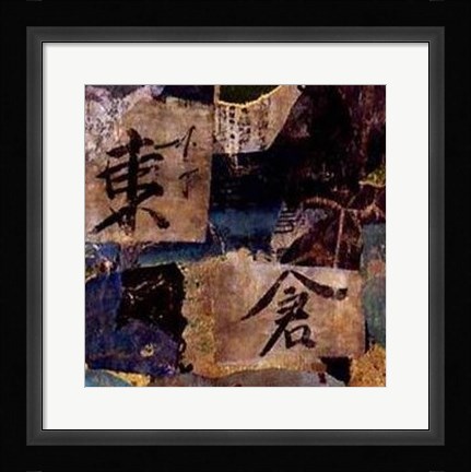 Framed Asian Composition I Print