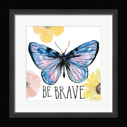 Framed Beautiful Butterfly IV Print