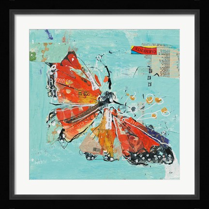 Framed Monarch I Crop Print