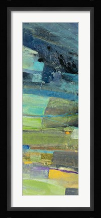 Framed View of the Coast Panel I Print