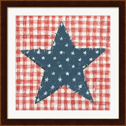 Framed Americana Quilt II Print