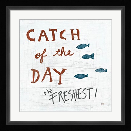 Framed Ahoy IX Print