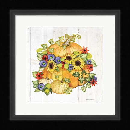 Framed Autumn Days IV Gold Print