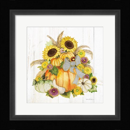 Framed Autumn Days I Gold Print