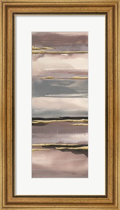 Framed Gilded Morning Fog IV Gold Print