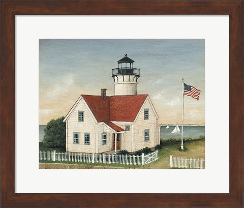 Framed Lighthouse Keepers Home Print