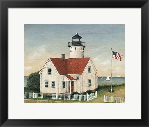 Framed Lighthouse Keepers Home Print