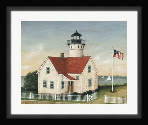 Framed Lighthouse Keepers Home Print