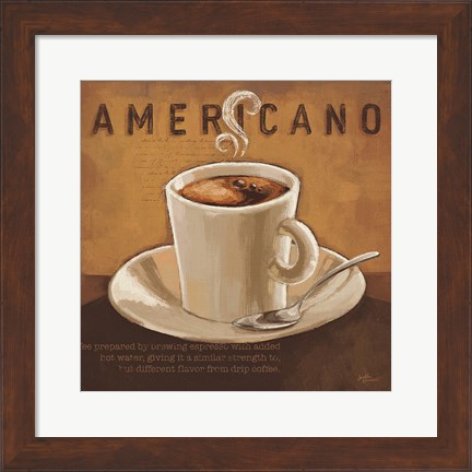 Framed Coffee and Co II Print