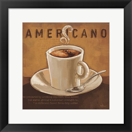 Framed Coffee and Co II Print