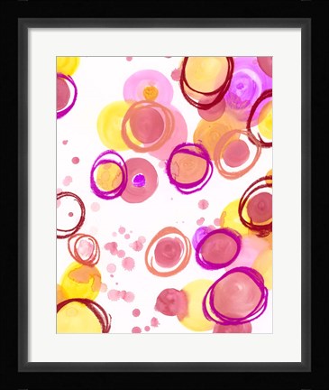Framed Candy Dots Print