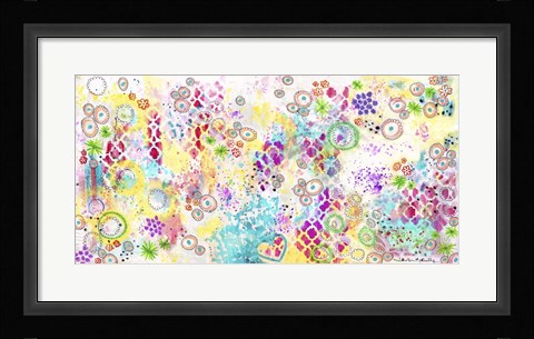 Framed Colorful Chaos - Jennifer Print