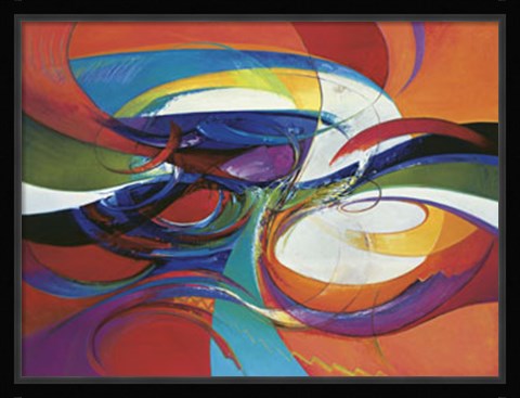 Framed Passport: Bora Bora Print