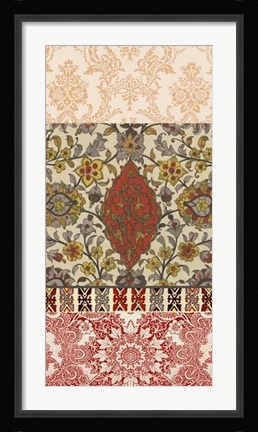 Framed Bohemian Tapestry I Print