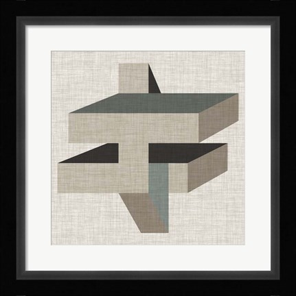 Framed Geometric Perspective II Print