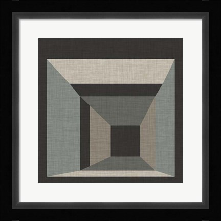 Framed Geometric Perspective III Print