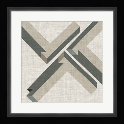 Framed Geometric Perspective IV Print