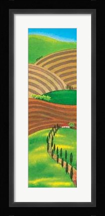 Framed Colline Toscane II Print