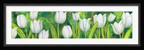 Framed Tulipani Bianchi Print