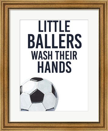 Framed Little Ballers II Print