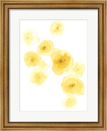 Framed Falling Blossoms III Print