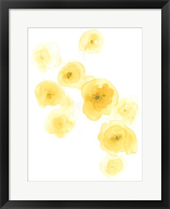 Framed Falling Blossoms III Print