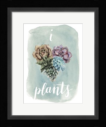 Framed Life is Succulent II Print