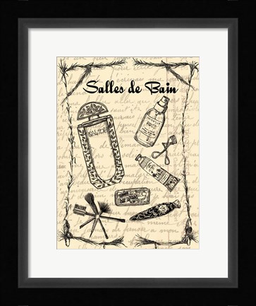 Framed Bath Femme I Print