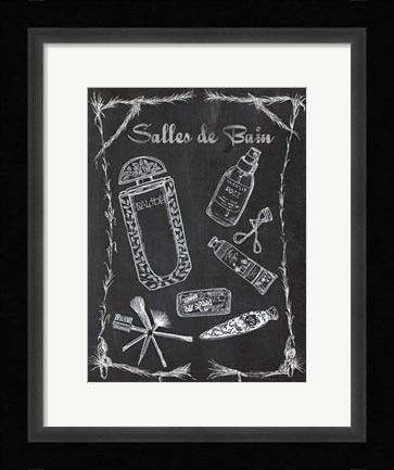 Framed Bath Femme III Print