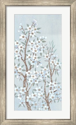 Framed Branches of Blossoms II Print