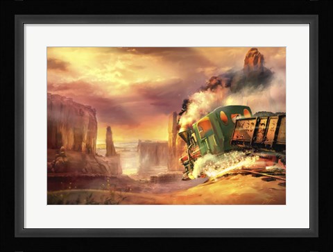 Framed Dead Line Print