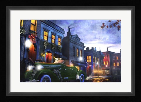 Framed Sleeping City Print