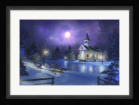 Framed Dash To Candlight Print