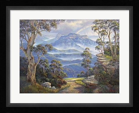 Framed After the Storm - Mt. Solitary Print