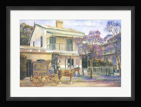 Framed Doing The Rounds Print