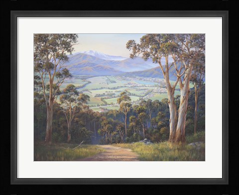 Framed Afternoon Light - Mt. Beauty Print