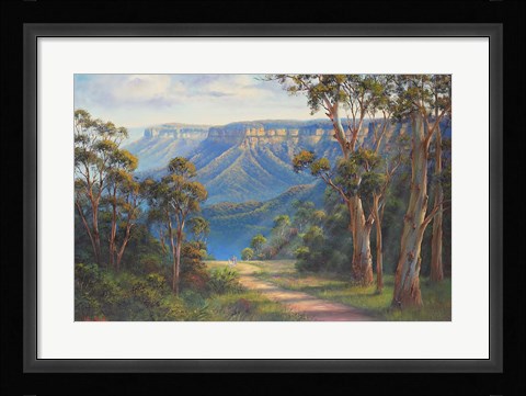 Framed Blue Mountains Bushwalk Print