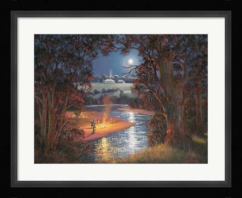 Framed Camping Out Print