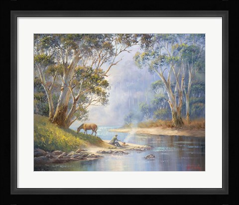 Framed Early Morning - Cuppa Print