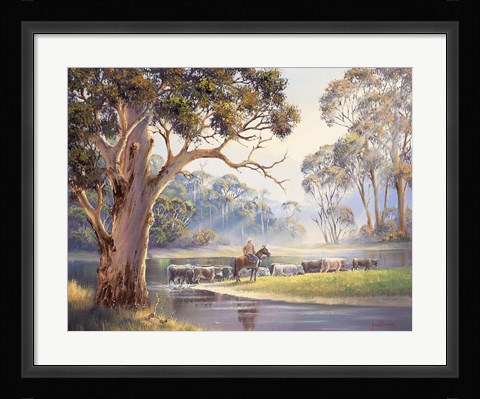 Framed Early Morning - Vacy Print