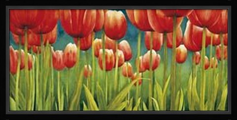 Framed Mg Luffarelli - Fra I Tulipani Print