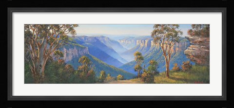 Framed Late Afternoon - Blackheath Print