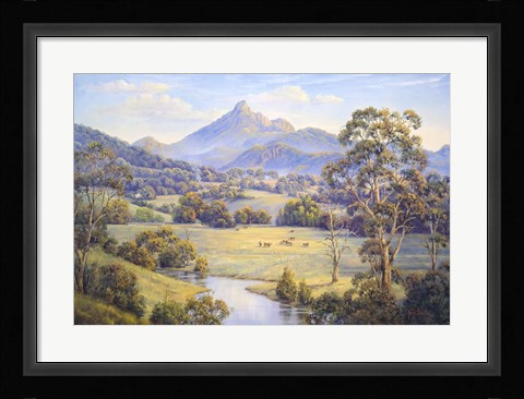 Framed Mt. Warning Print