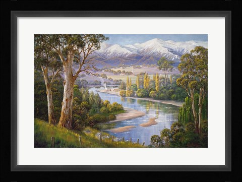 Framed Murray Valley Campers Print