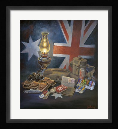 Framed Lest We Forget Print