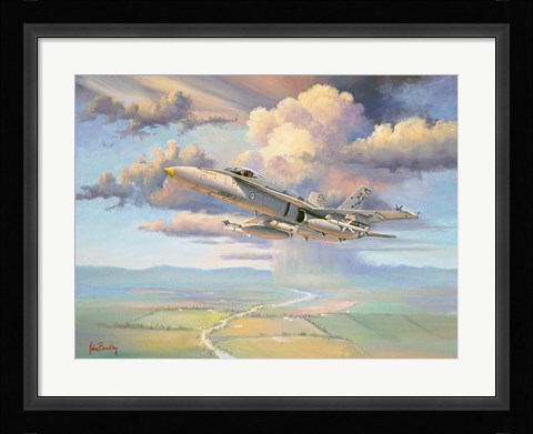 Framed Sky Warrior Print